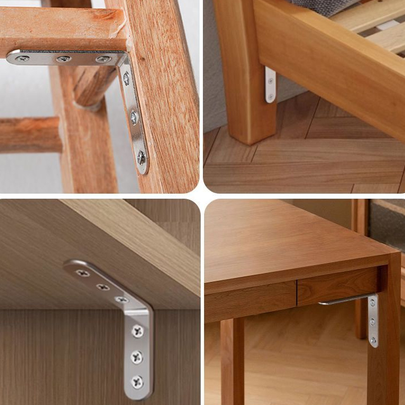 4pcs right angle brackets, L-s - Used Furniture Hardware บทวิจารณ์และราคา