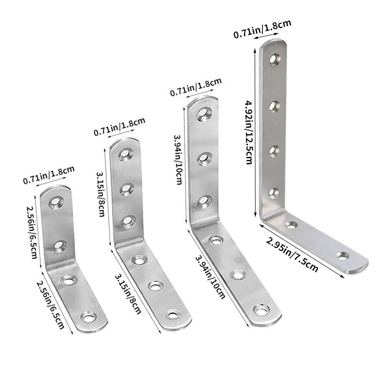 4pcs right angle brackets, L-s - Used Furniture Hardware บทวิจารณ์และราคา