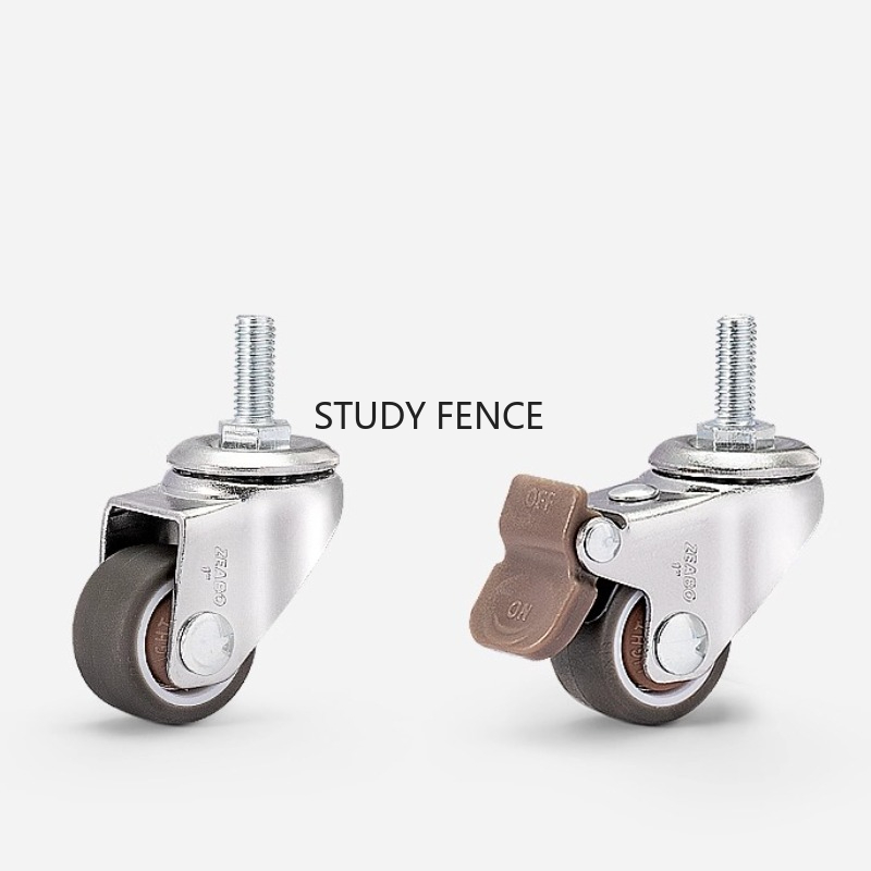 4pcs Silent Rubber Casters Rot - Used Furniture Hardware บทวิจารณ์และราคา