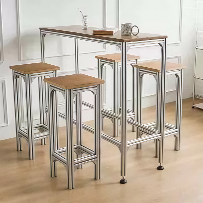 solid wood high bar table and  - Furniture Hardware Shop บทวิจารณ์และราคา