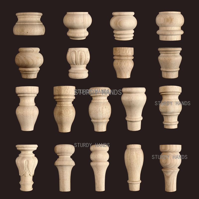 Furniture Round Solid Wood Tab - Furniture Hardware Replacement บทวิจารณ์และราคา