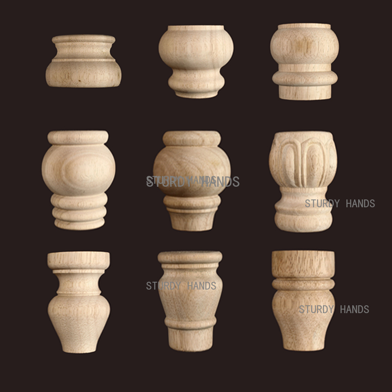 Furniture Round Solid Wood Tab - Furniture Hardware Replacement บทวิจารณ์และราคา