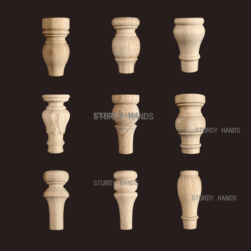 Furniture Round Solid Wood Tab - Furniture Hardware Replacement บทวิจารณ์และราคา