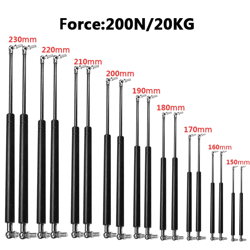 2PCS 150-230mm 200N/20KG Lift  - Furniture Hardware In China บทวิจารณ์และราคา