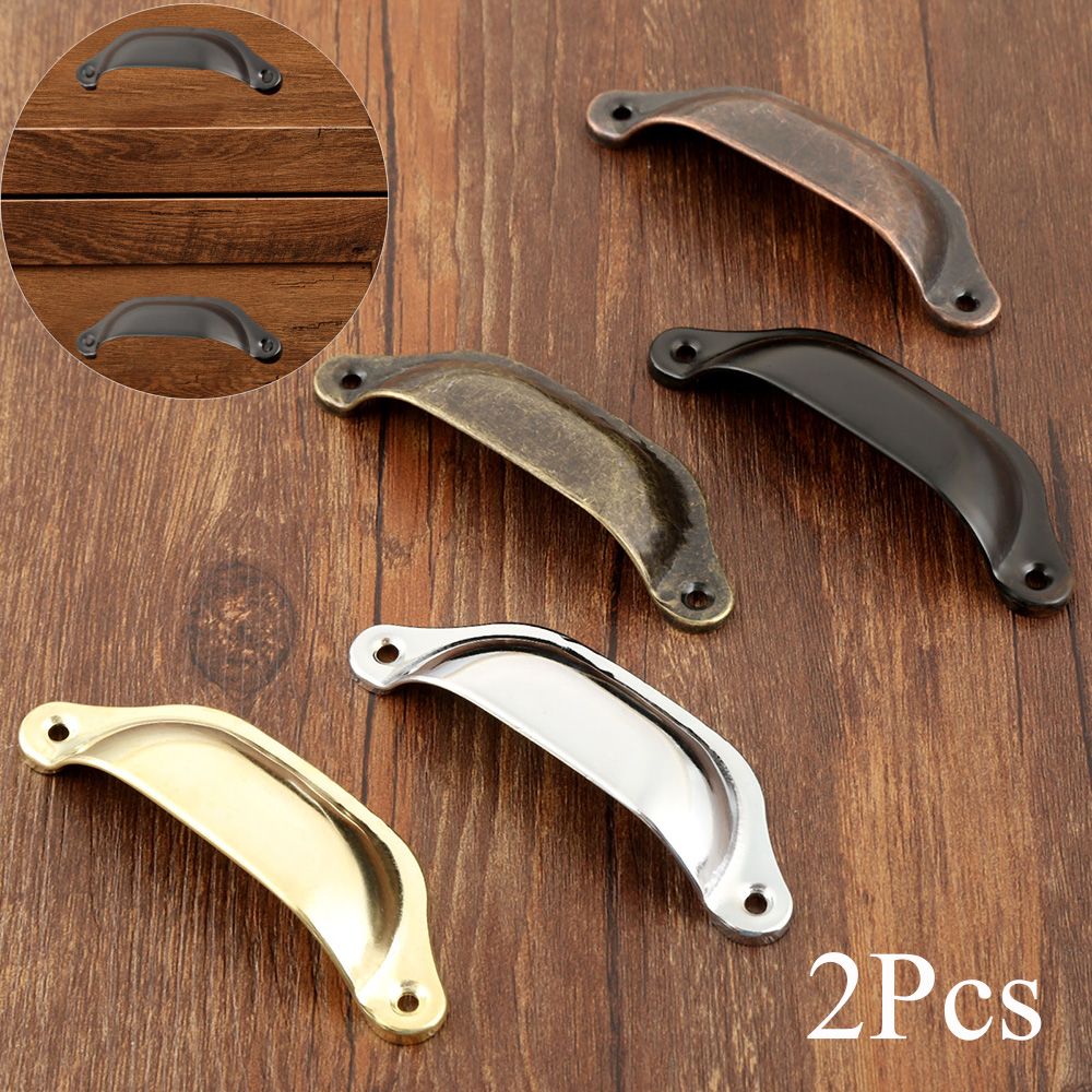 2PCS 98MM Retro Kitchen Drawer - Furniture And Kitchen Hardware Fitting บทวิจารณ์และราคา