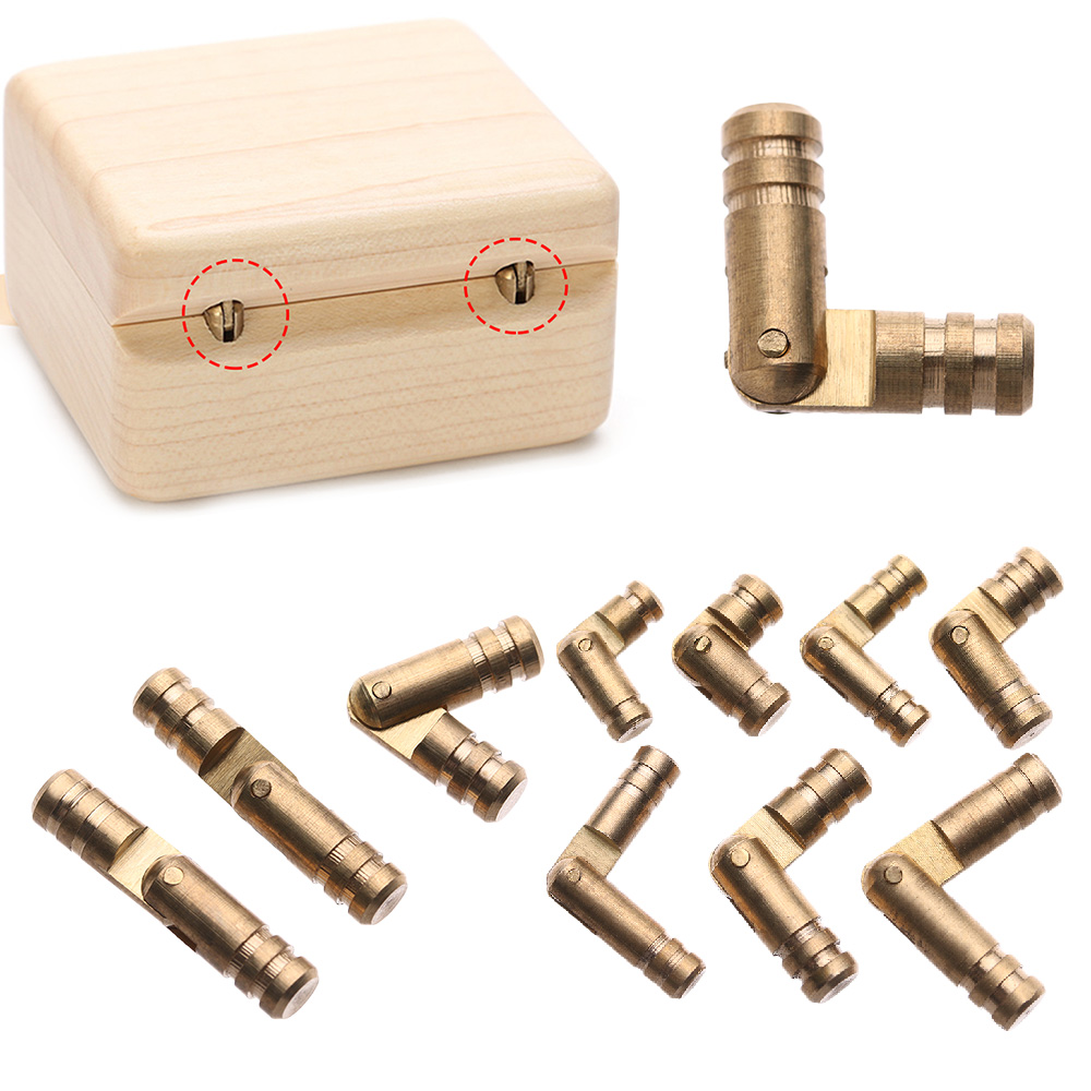 10Pcs/lot Jewelry Box Hinges H - Furniture Hardware Supplies บทวิจารณ์และราคา