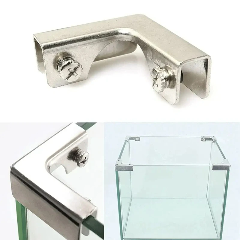 4Pcs L Type Glass Fixing Clip  - Furniture Hardware Types บทวิจารณ์และราคา