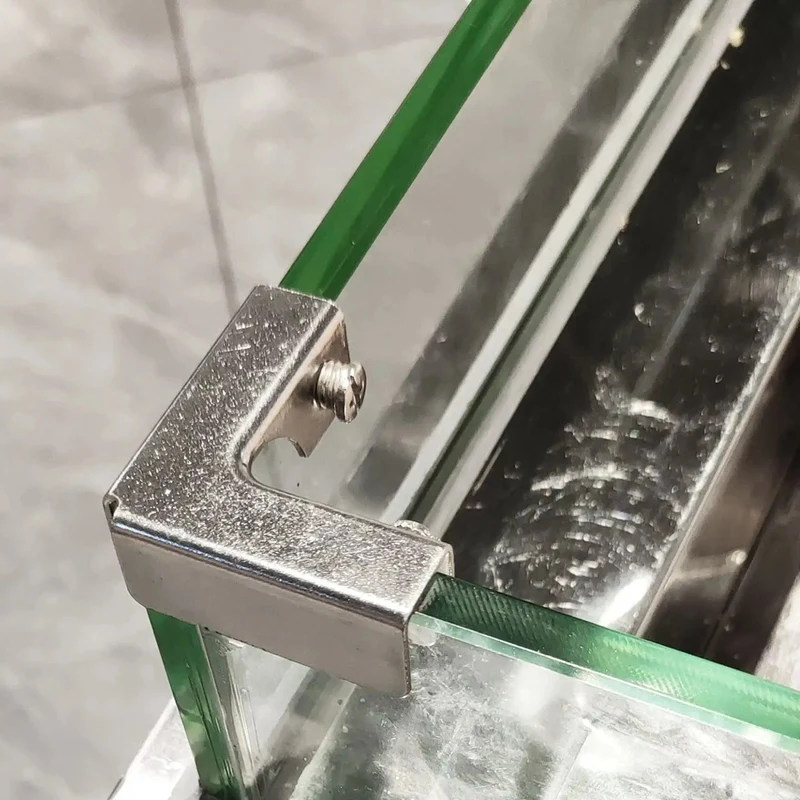 4Pcs L Type Glass Fixing Clip  - Furniture Hardware Types บทวิจารณ์และราคา