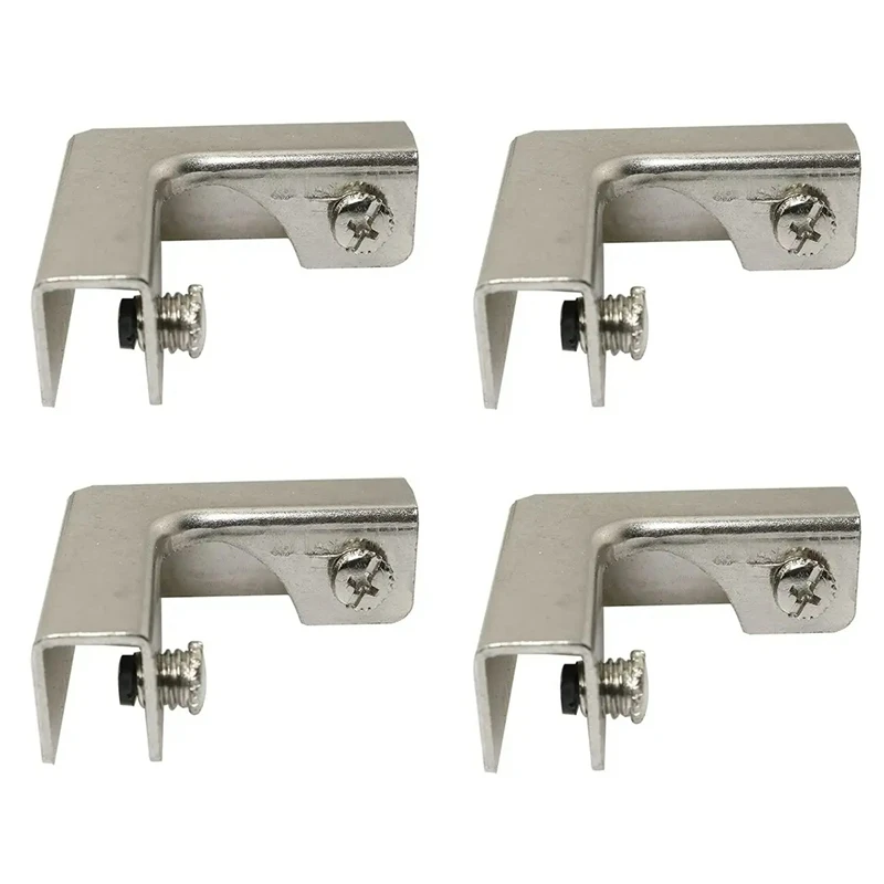 4Pcs L Type Glass Fixing Clip  - Furniture Hardware Types บทวิจารณ์และราคา