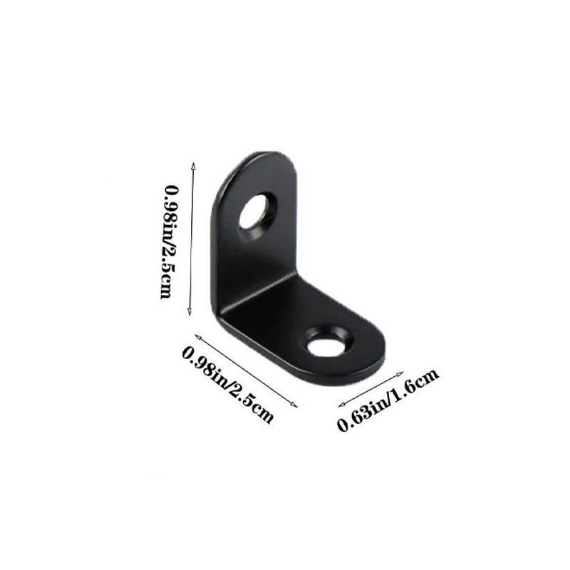 12pcs black metal right angle  - Used Furniture Hardware บทวิจารณ์และราคา
