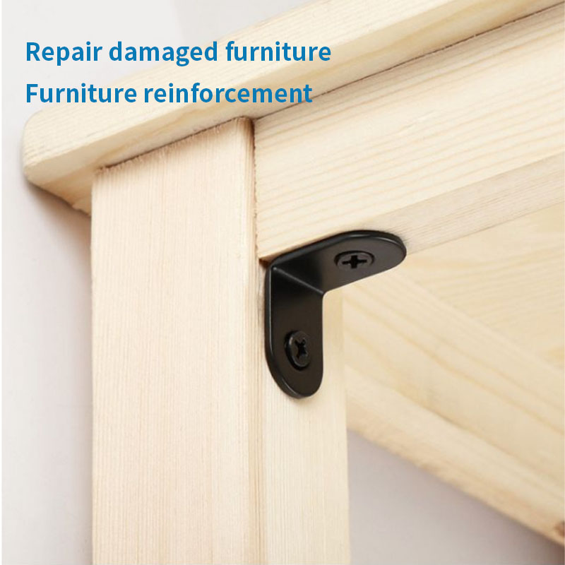 12pcs black metal right angle  - Used Furniture Hardware บทวิจารณ์และราคา