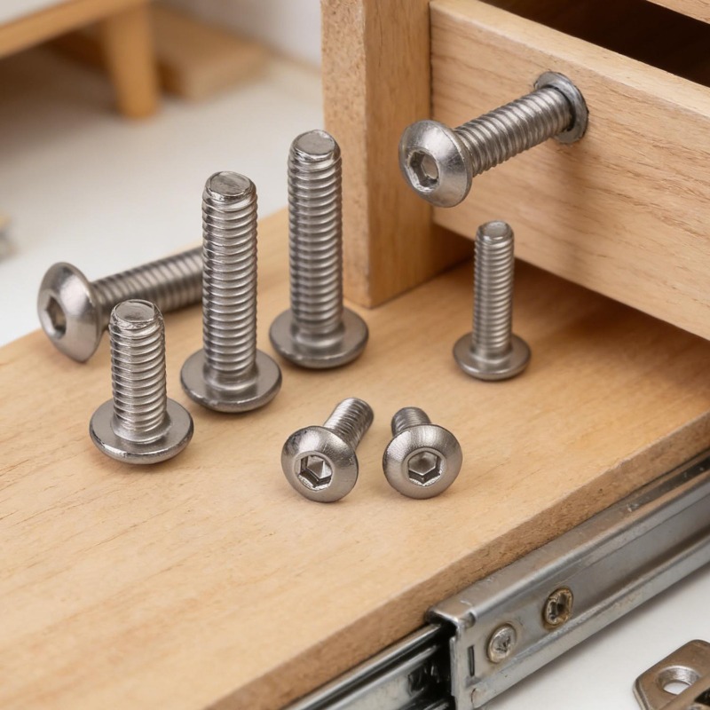10/200pcs Stainless Steel Hex  - Furniture Hardware Supplies บทวิจารณ์และราคา
