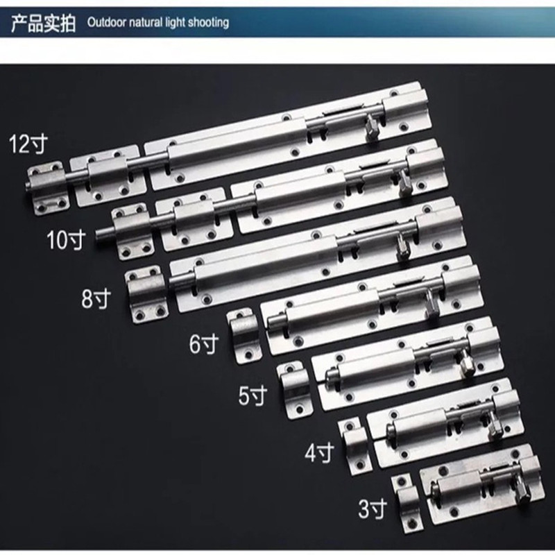 1Pc 3/4/5 Inch Long Silver Sta - Barrel Bolt Slide บทวิจารณ์และราคา