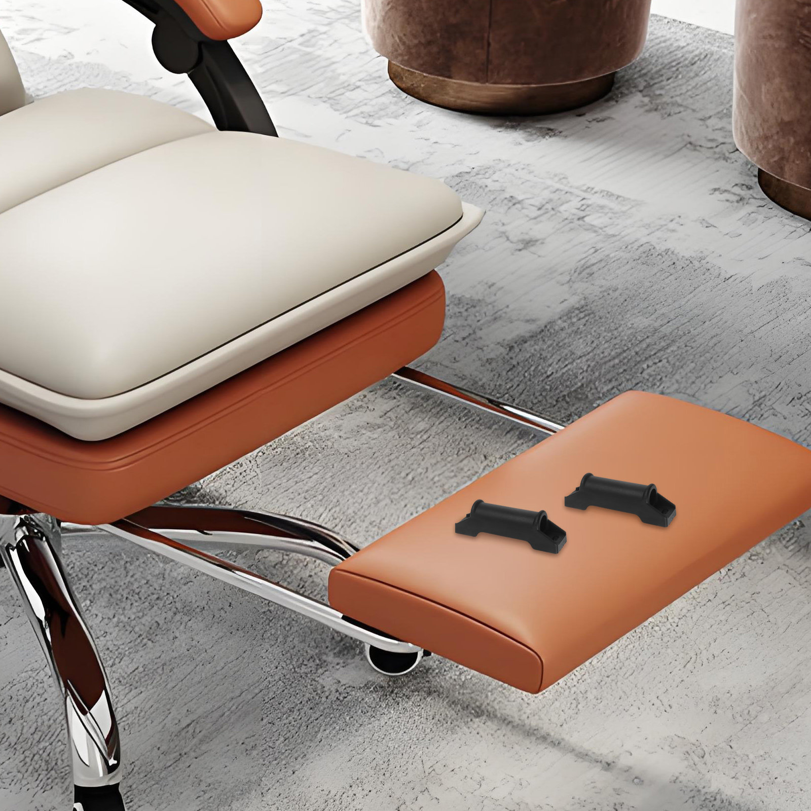 4Pcs Desk Chair Footrest Slide - Furniture Hardware Supplies บทวิจารณ์และราคา