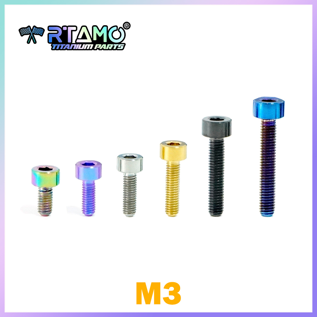 RTAMO Titanium Bolt M3X6/8/10/ - Barrel Bolt Slide บทวิจารณ์และราคา