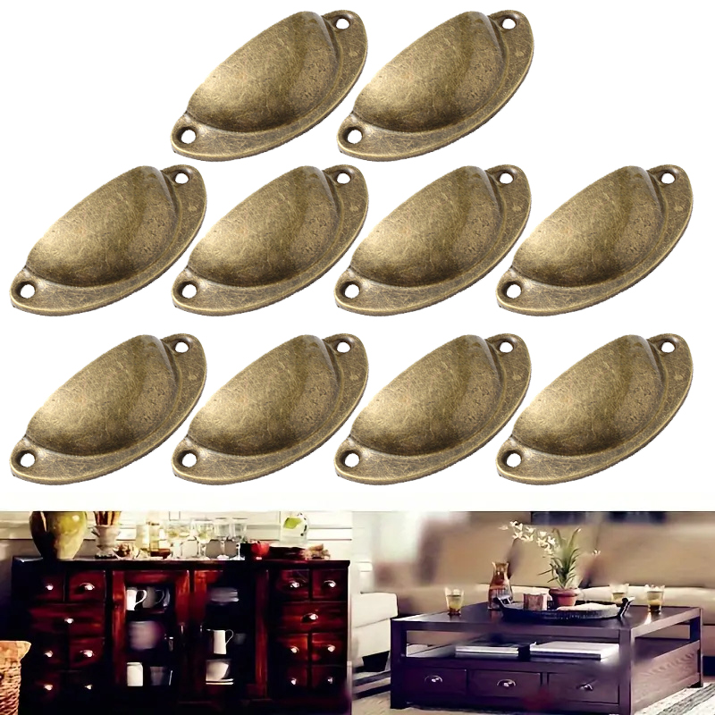 Vintage Shell Handles Cabinets - Furniture Hardware Replacement บทวิจารณ์และราคา