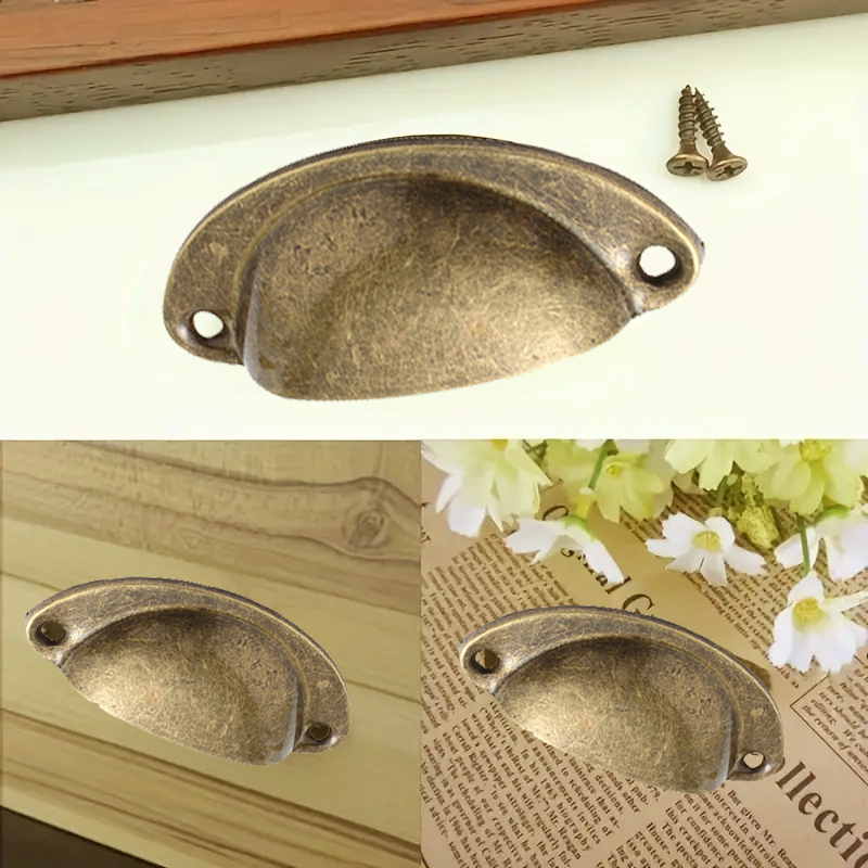 Vintage Shell Handles Cabinets - Furniture Hardware Replacement บทวิจารณ์และราคา