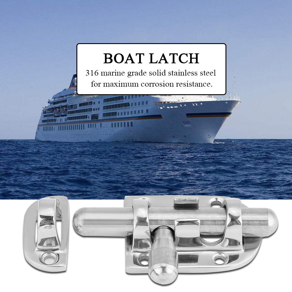 Marine Grade 316 Stainless Ste - Barrel Bolt Slide บทวิจารณ์และราคา