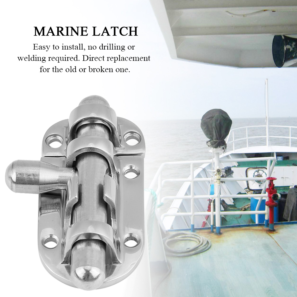 Marine Grade 316 Stainless Ste - Barrel Bolt Slide บทวิจารณ์และราคา