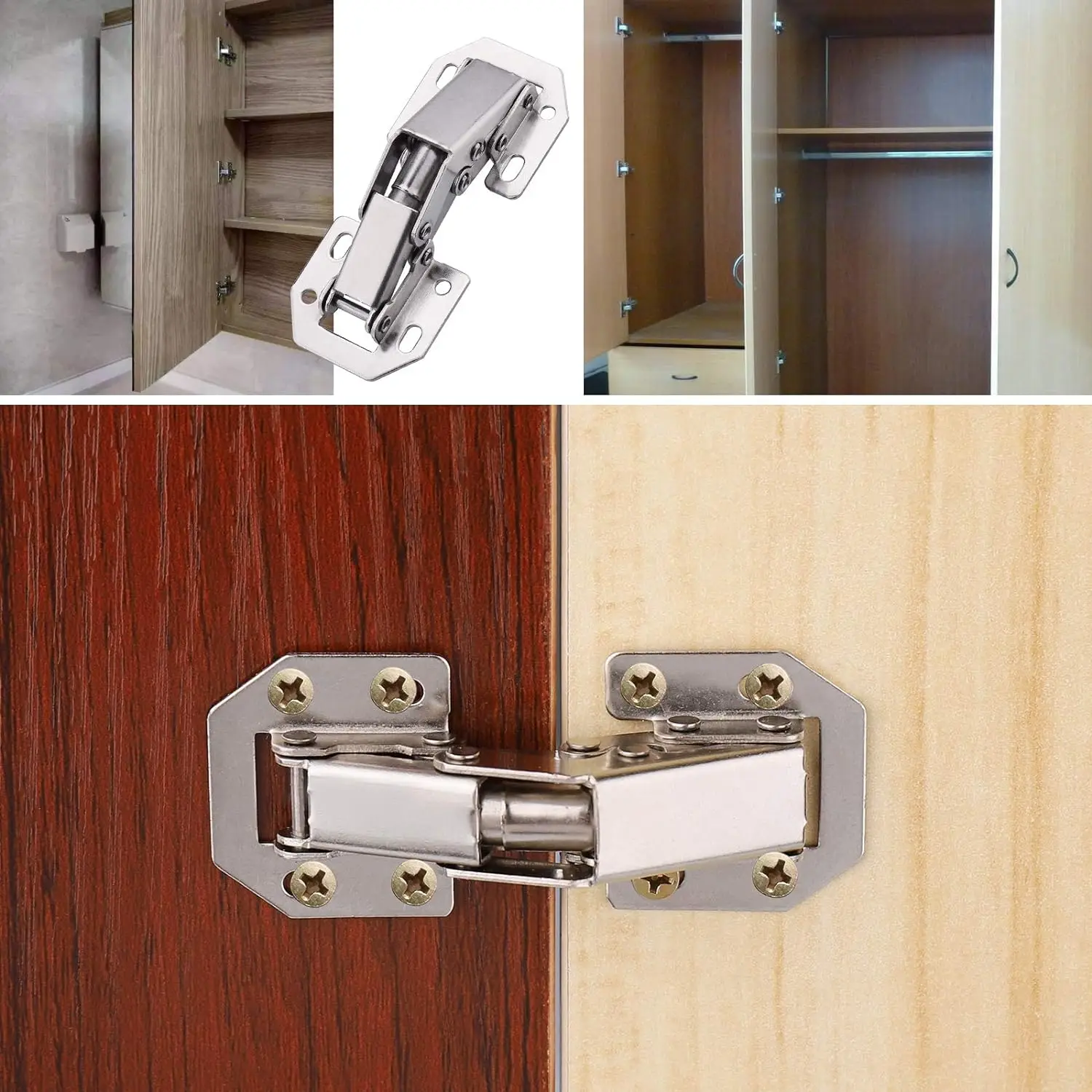 No-Drilling Buffer Hinge: 2/10 - Furniture Hardware Types บทวิจารณ์และราคา