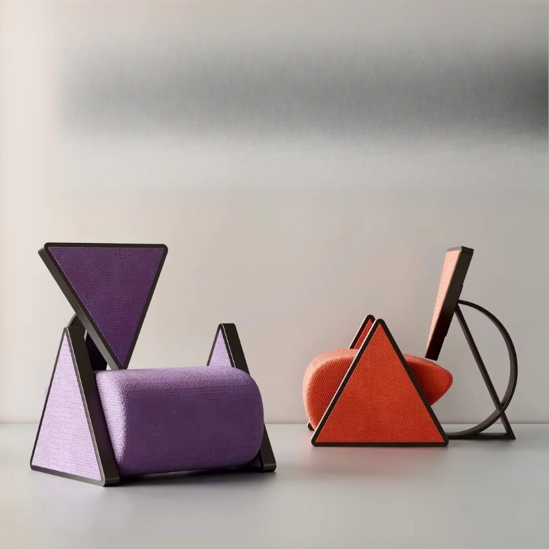 Modern metal triangular lounge - Used Furniture Hardware บทวิจารณ์และราคา