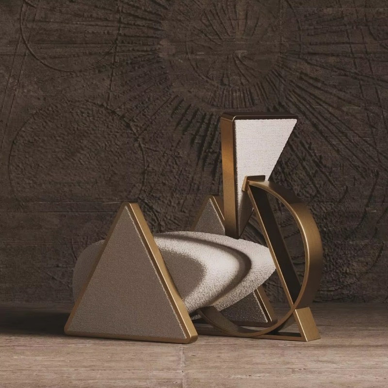 Modern metal triangular lounge - Used Furniture Hardware บทวิจารณ์และราคา