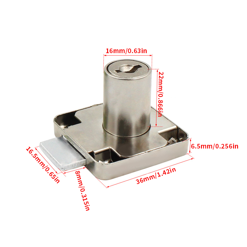 2/5 sets of drawer locks with  - Used Furniture Hardware บทวิจารณ์และราคา