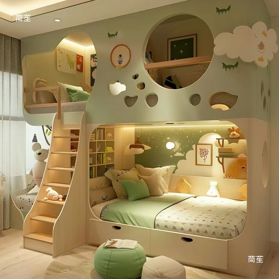Solid Wood Children's Bed High - Furniture Hardware Lowes บทวิจารณ์และราคา