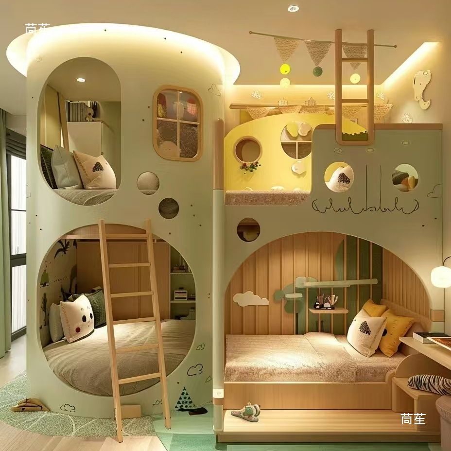 Solid Wood Children's Bed High - Furniture Hardware Lowes บทวิจารณ์และราคา