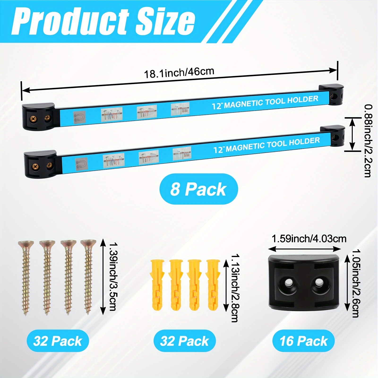 12-18 Inch Tool Rack Set - 8pc - Furniture Hardware In China บทวิจารณ์และราคา