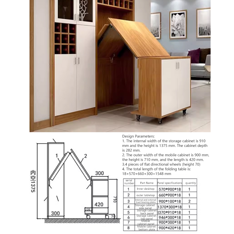 Flip Up Folding Table Extendab - Furniture Hardware Types บทวิจารณ์และราคา