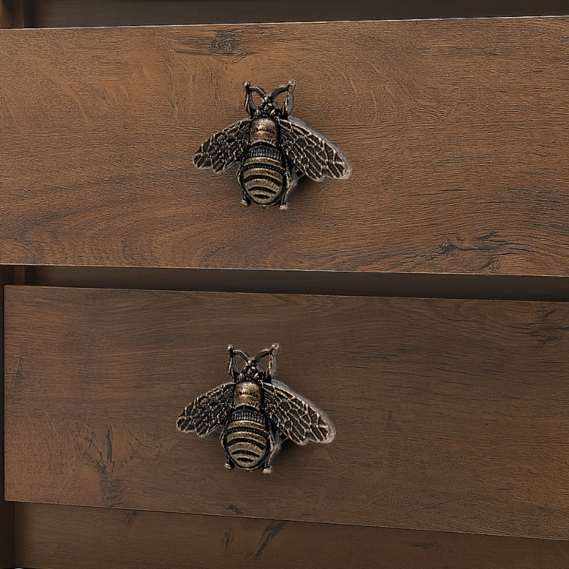 2 Vintage Bee Cabinet Handles, - Used Furniture Hardware บทวิจารณ์และราคา