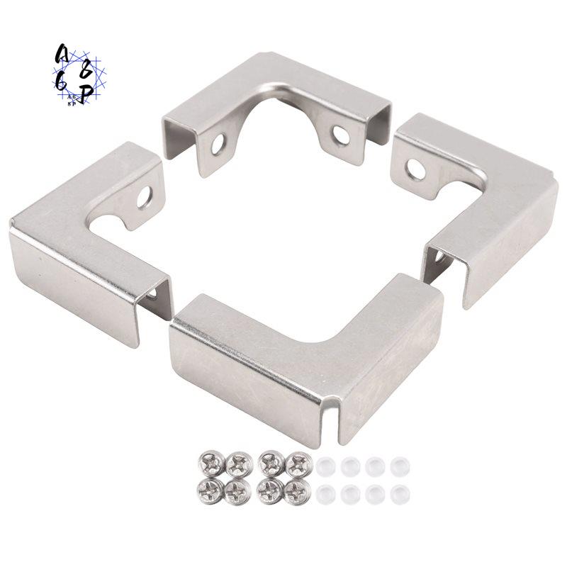 A68P-4Pcs L Type Glass Fixing  - Furniture Hardware Types บทวิจารณ์และราคา