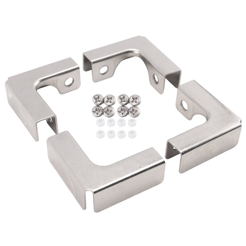 A68P-4Pcs L Type Glass Fixing  - Furniture Hardware Types บทวิจารณ์และราคา