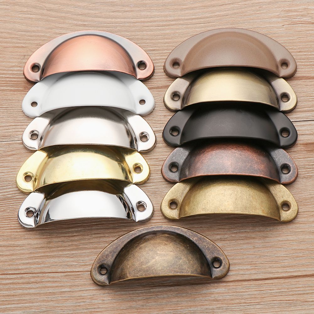 2PCS Antique Brass Shell Pull  - Furniture And Kitchen Hardware Fitting บทวิจารณ์และราคา