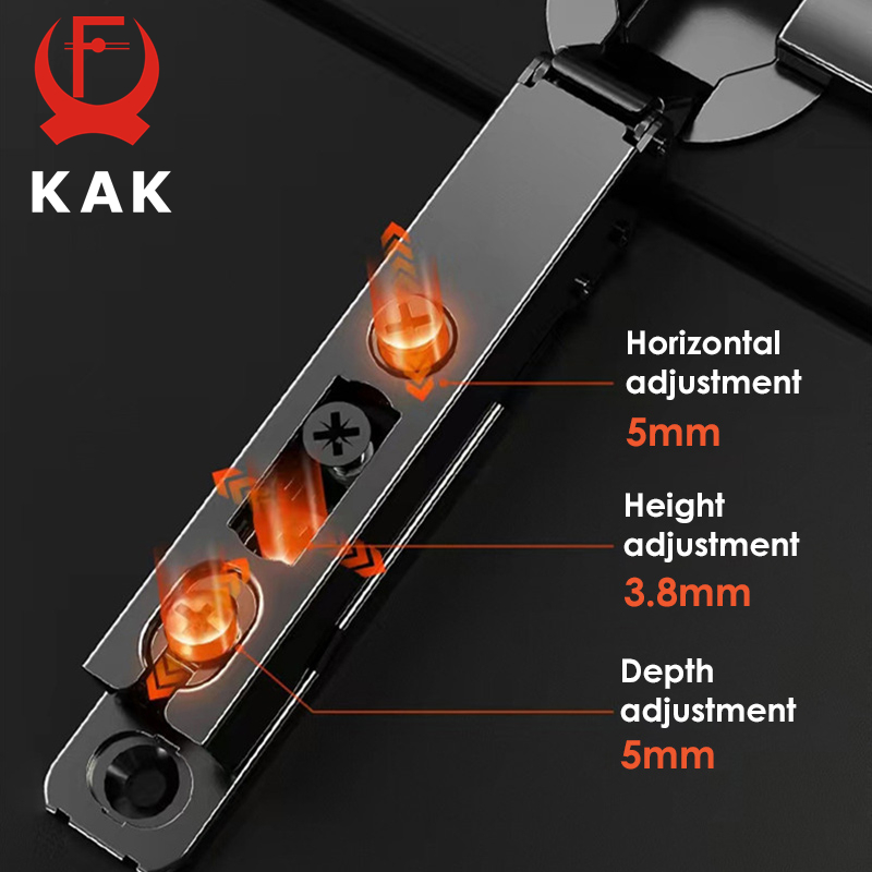 KAK 2PCS Kitchen Cabinet Hinge - Furniture And Kitchen Hardware Fitting บทวิจารณ์และราคา
