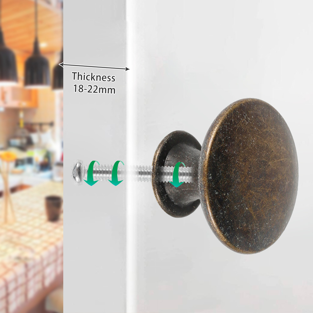 12PCS Retro Pull Handles Bronz - Furniture And Kitchen Hardware Fitting บทวิจารณ์และราคา