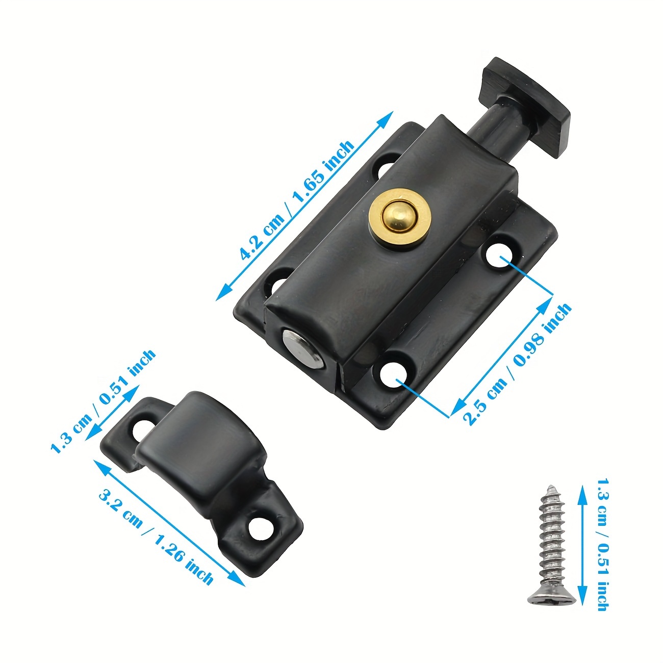 Gate Latches Stainless Steel A - Barrel Bolt Slide บทวิจารณ์และราคา