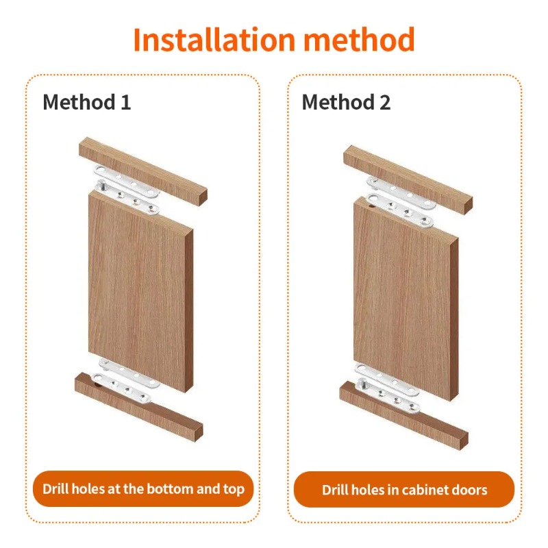 4/8/10pcs rotating hinges, use - Used Furniture Hardware บทวิจารณ์และราคา